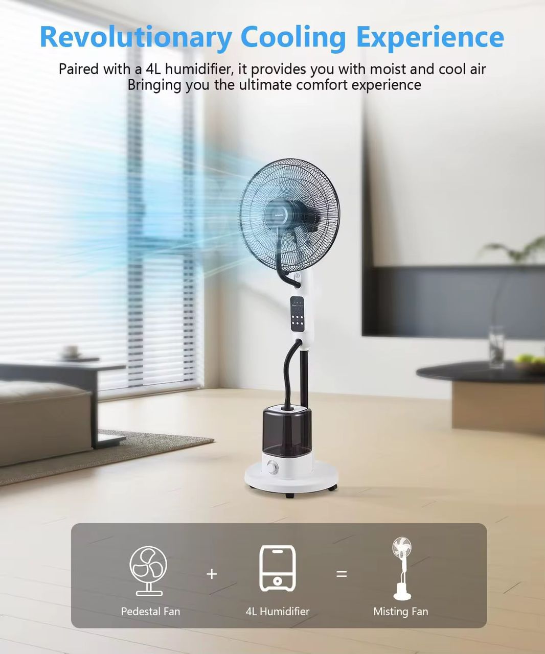 ventilateur sur pied intelligent